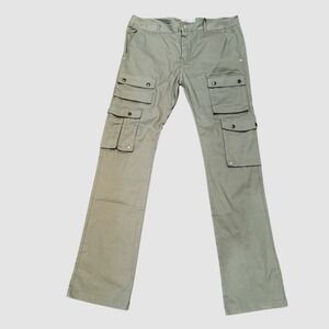 Genuine Authentic Olive Green Cargo Pants Mens 2X 40/42 Utility 37"‎ Inseam NWT